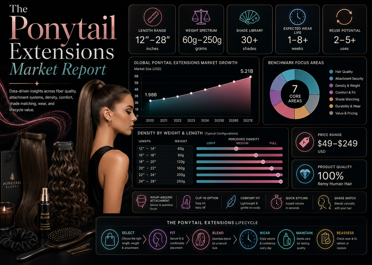 The Ponytail Extensions Market Report