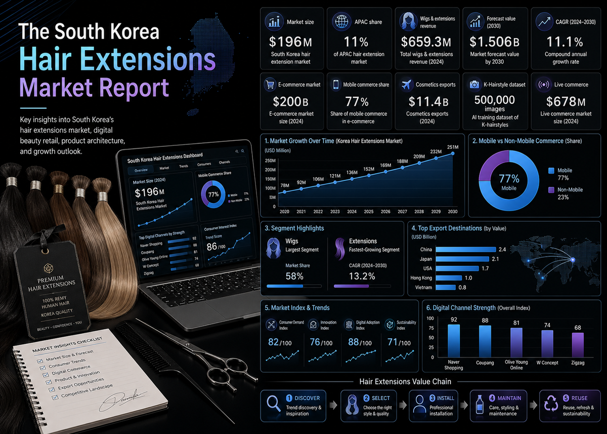 The South Korea Hair Extensions Market Report
