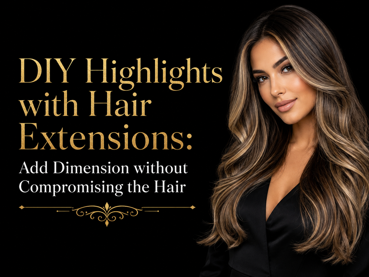 DIY Highlights with Hair Extensions: Add Dimension without Compromising the Hair