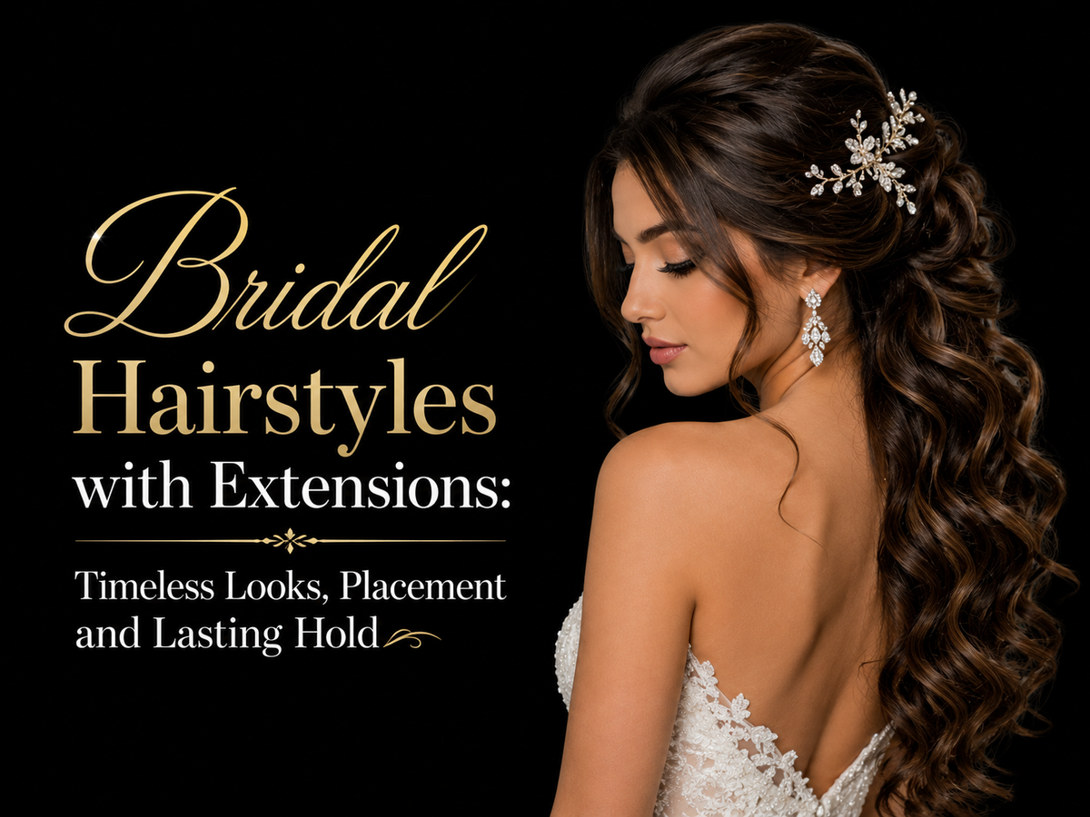 Bridal Hairstyles with Extensions: Timeless Looks, Placement and Lasting Hold