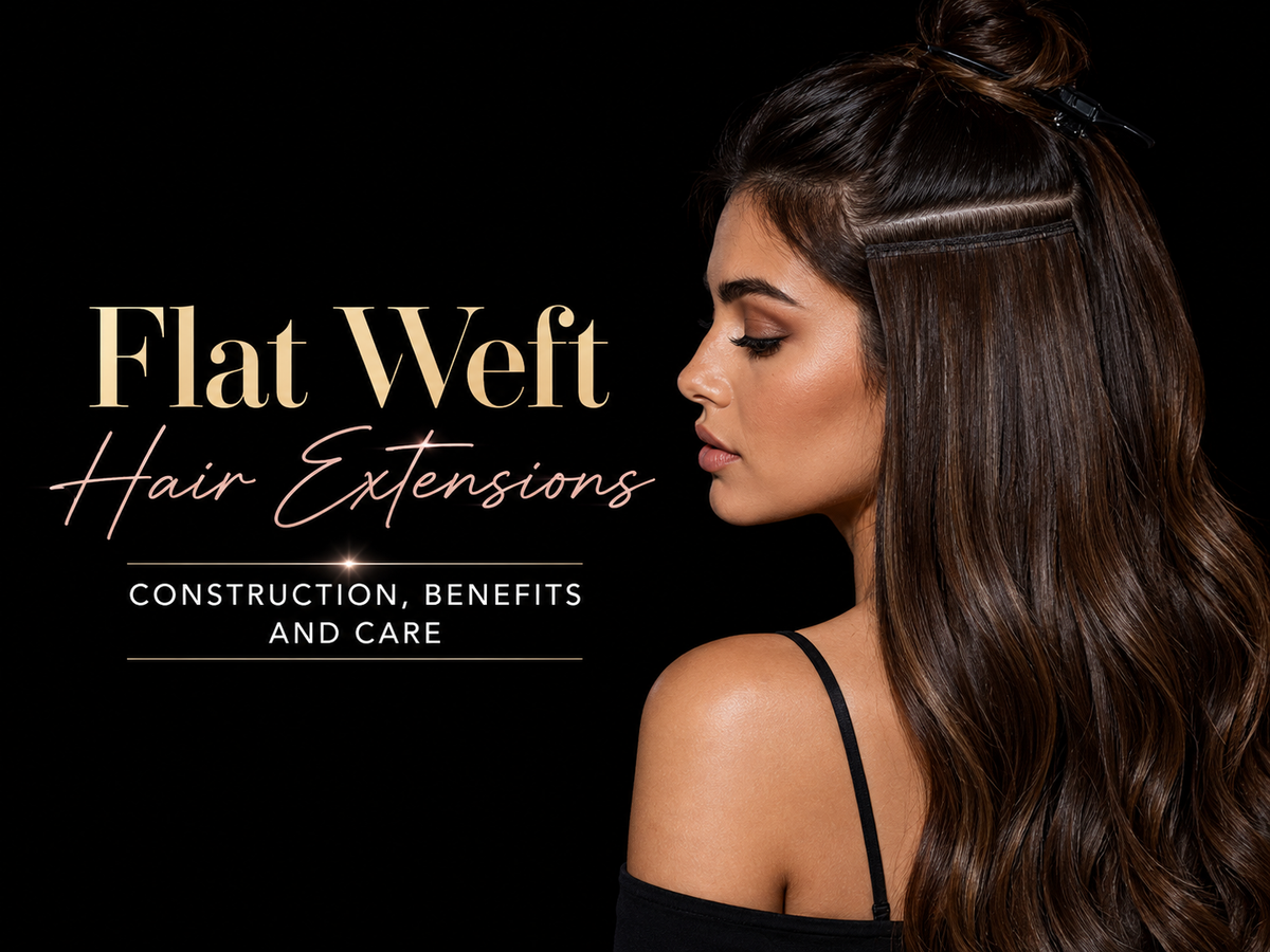 Flat Weft Hair Extensions: Construction, Benefits and Care