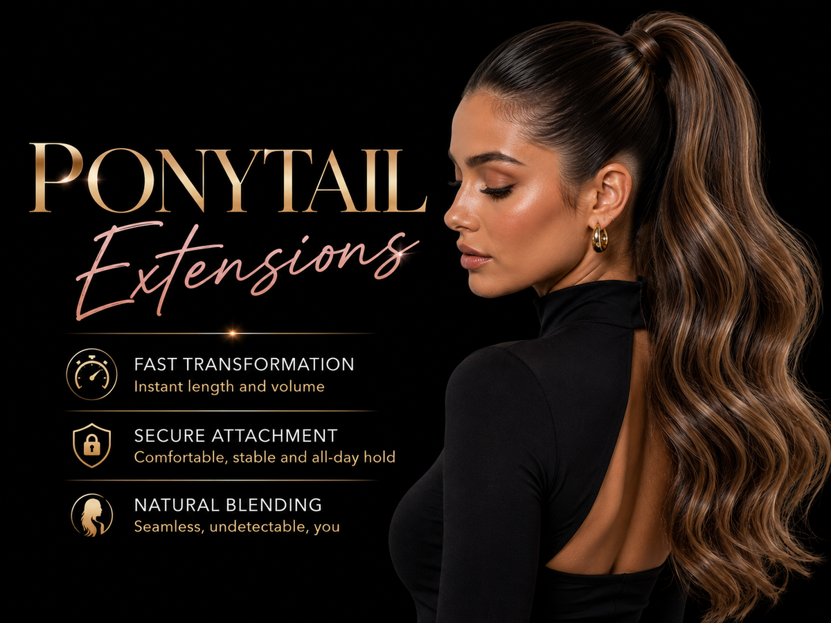 Ponytail Extensions: Fast Transformation, Secure Attachment and Natural Blending