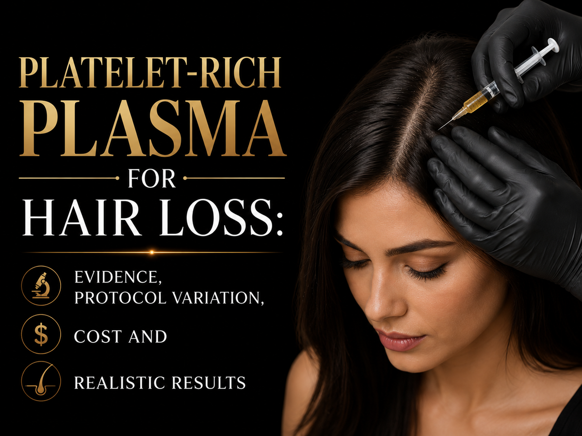 Platelet-Rich Plasma for Hair Loss: Evidence, Protocol Variation, Cost and Realistic Results