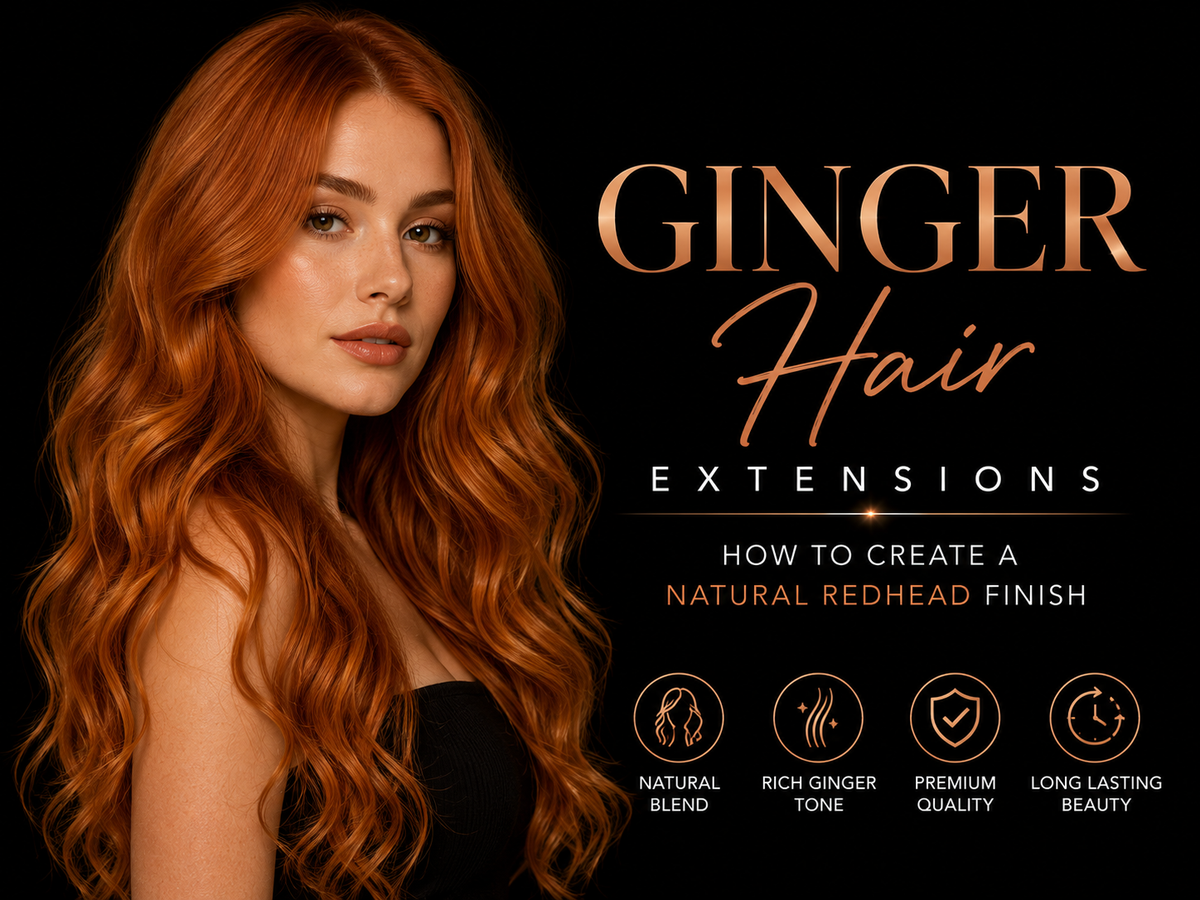 Ginger Hair Extensions: How to Create a Natural Redhead Finish