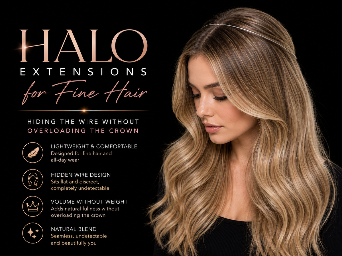 Halo Extensions for Fine Hair: Hiding the Wire Without Overloading the Crown
