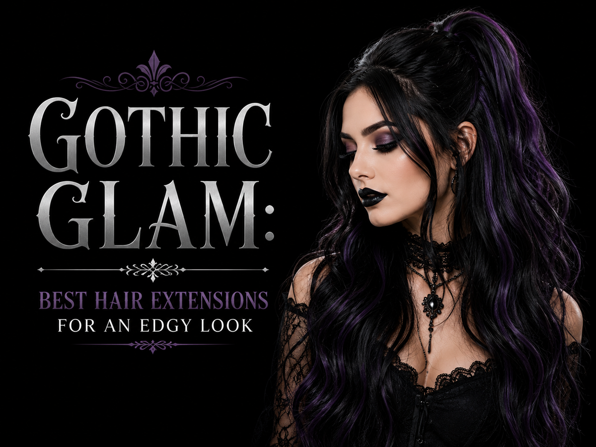 Gothic Glam: Best Hair Extensions for an Edgy Look