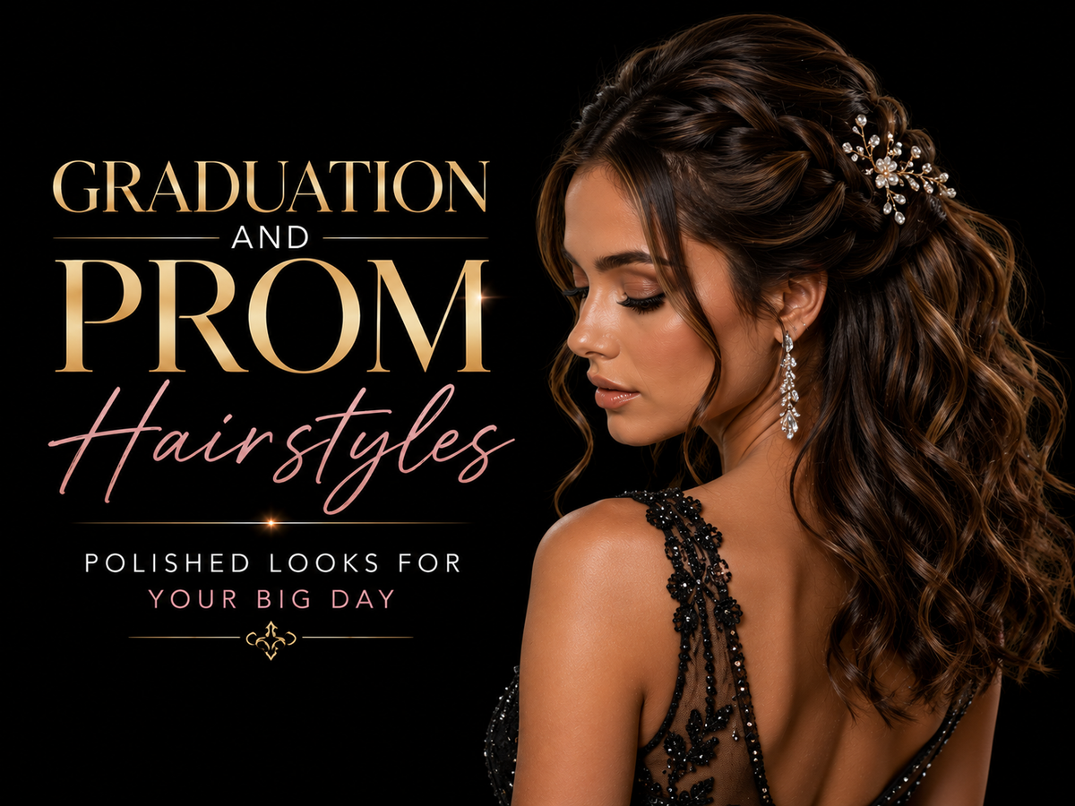 Graduation and Prom Hairstyles: Polished Looks for Your Big Day
