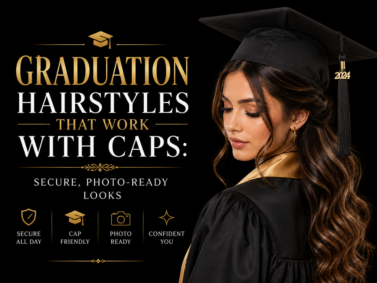 Graduation Hairstyles That Work with Caps: Secure, Photo-Ready Looks