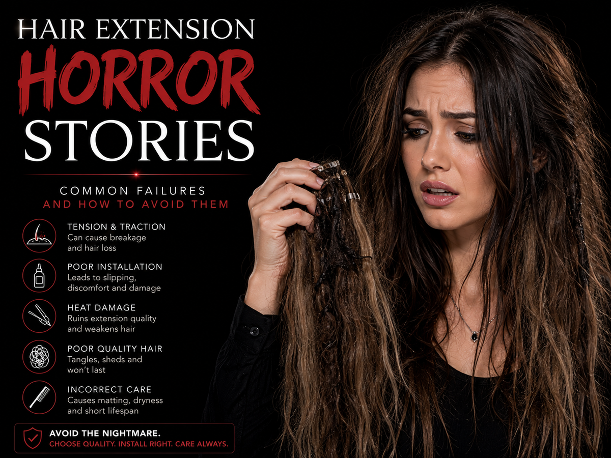 Hair Extension Horror Stories: Common Failures and How to Avoid Them