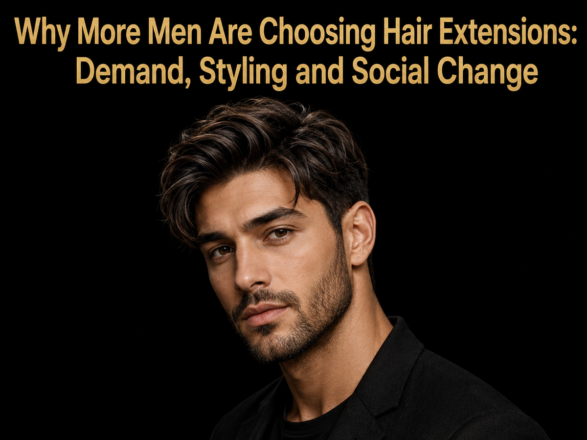 Why More Men Are Choosing Hair Extensions: Demand, Styling and Social Change