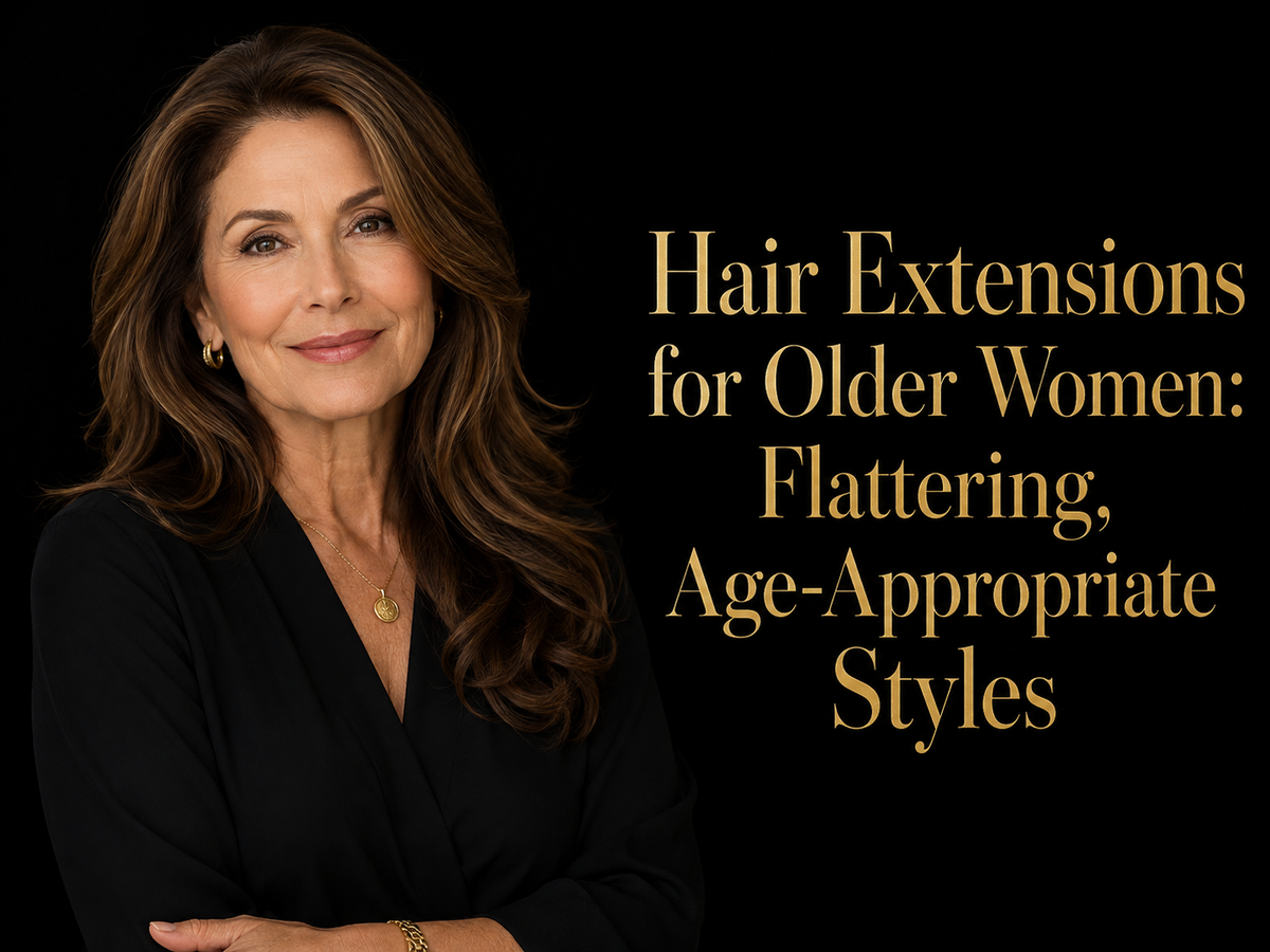 Hair Extensions for Older Women: Flattering, Age-Appropriate Styles