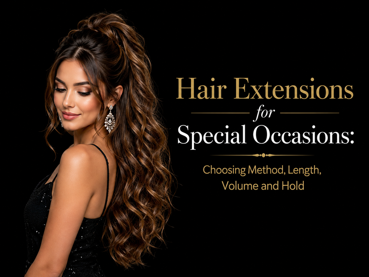 Hair Extensions for Special Occasions: Choosing Method, Length, Volume and Hold