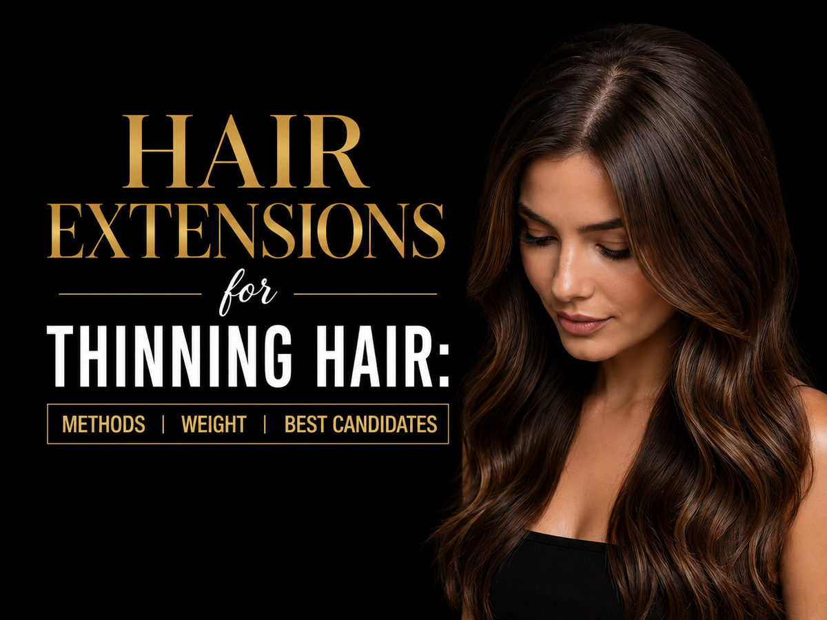 Hair Extensions for Thinning Hair: Methods, Weight and Best Candidates