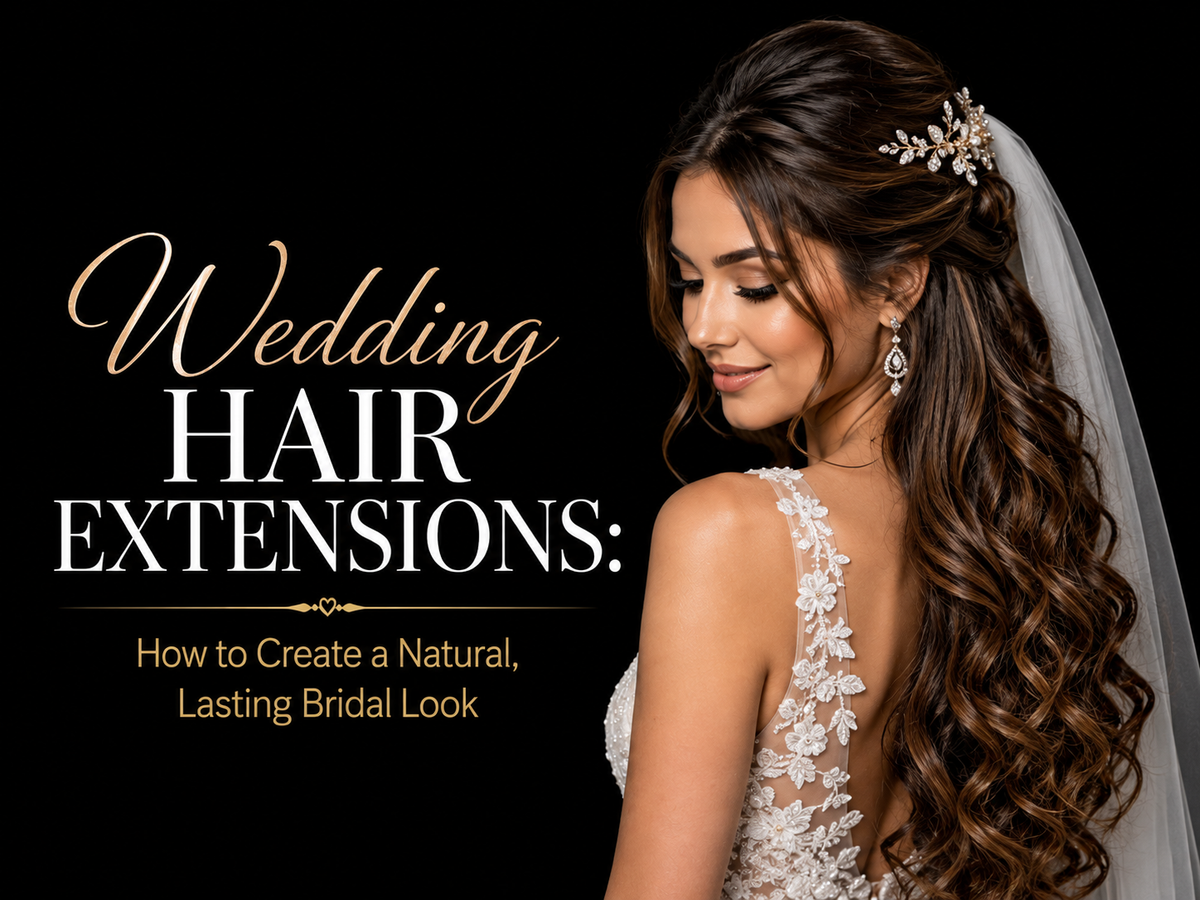 Wedding Hair Extensions: How to Create a Natural, Lasting Bridal Look