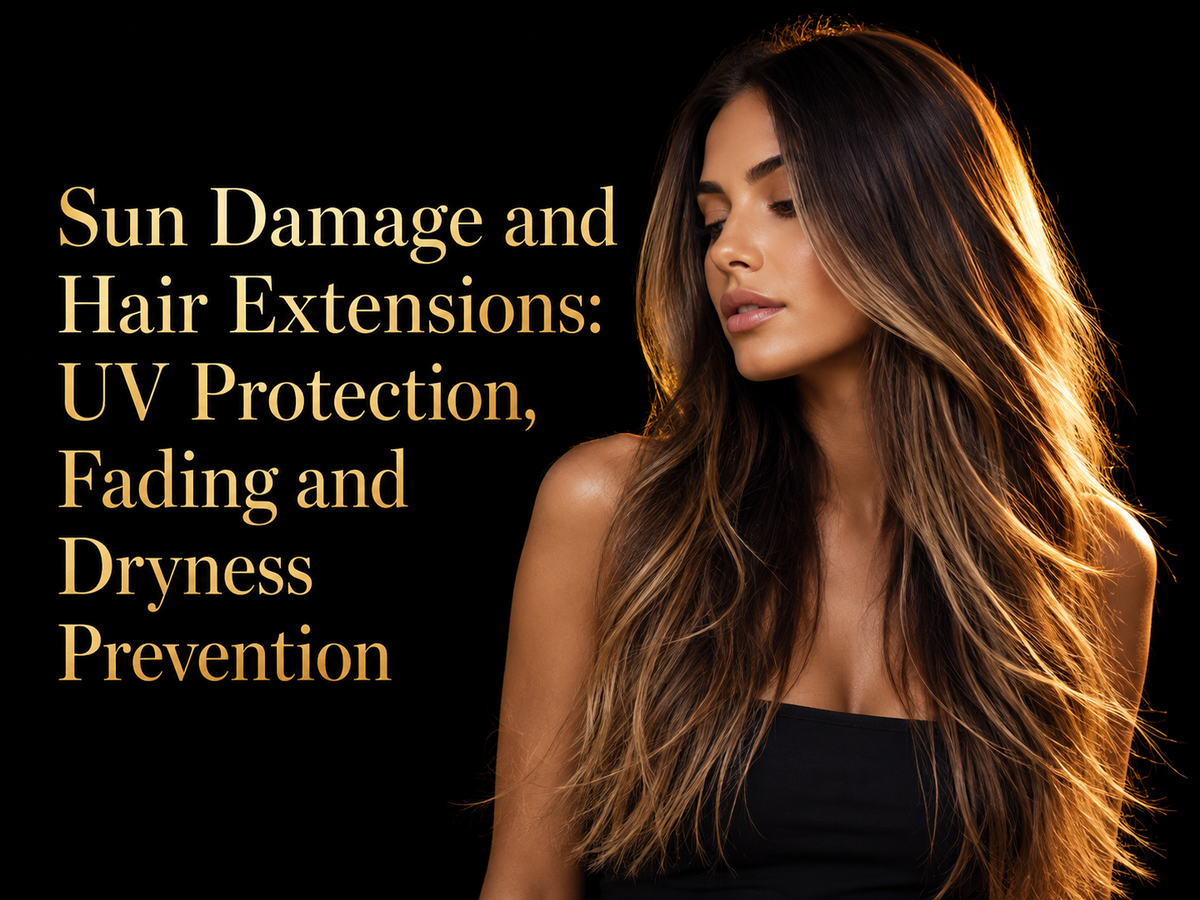 Sun Damage and Hair Extensions: UV Protection, Fading and Dryness Prevention