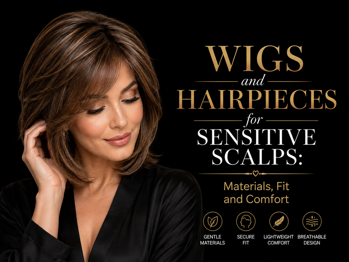 Wigs and Hairpieces for Sensitive Scalps: Materials, Fit and Comfort