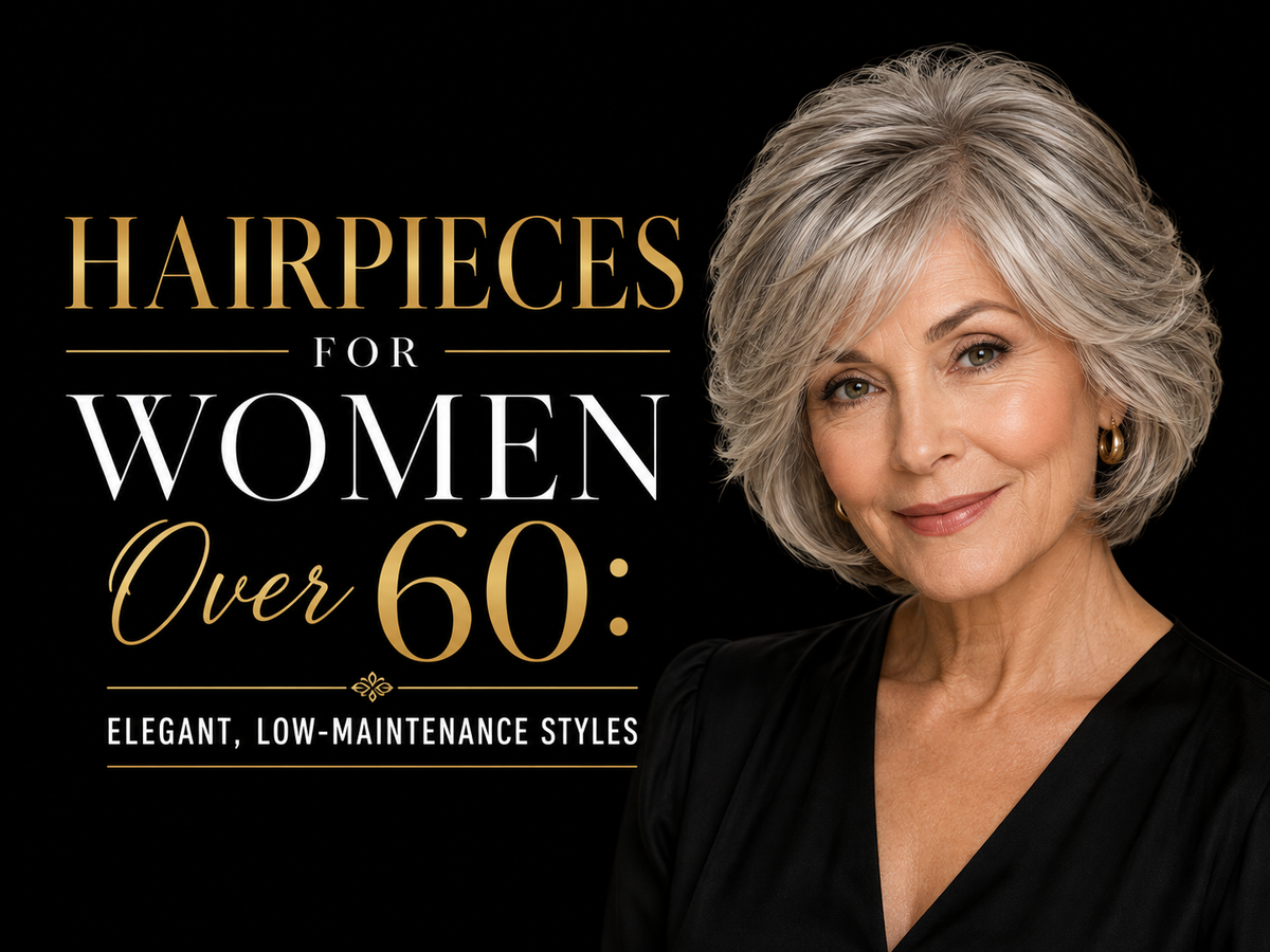 Hairpieces for Women Over 60: Elegant, Low-Maintenance Styles
