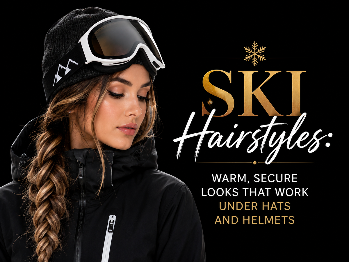 Ski Hairstyles: Warm, Secure Looks That Work Under Hats and Helmets