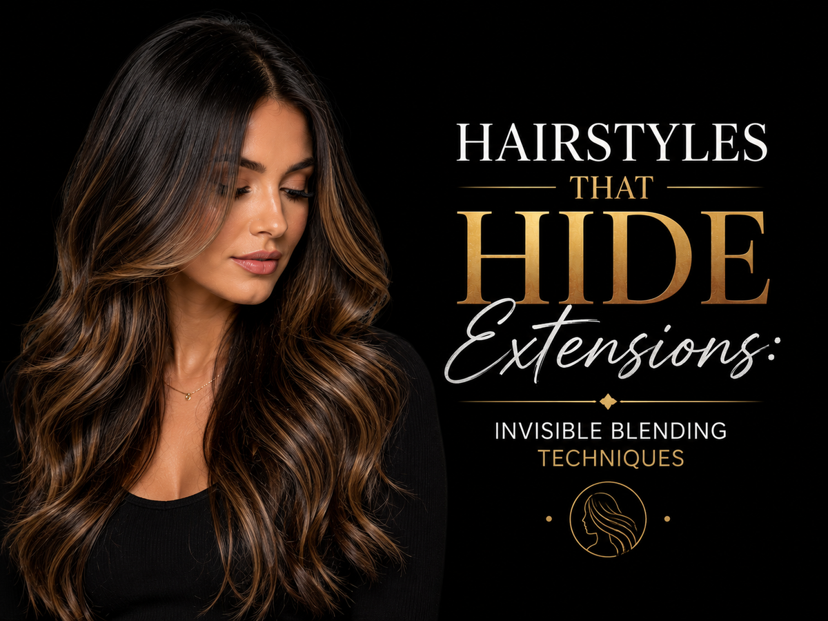 Hairstyles that Hide Extensions: Invisible Blending Techniques