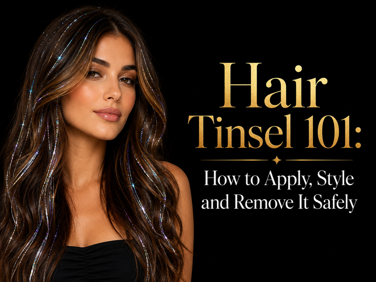 Hair Tinsel 101: How to Apply, Style and Remove It Safely