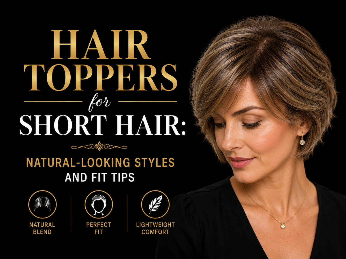 Hair Toppers for Short Hair: Natural-Looking Styles and Fit Tips