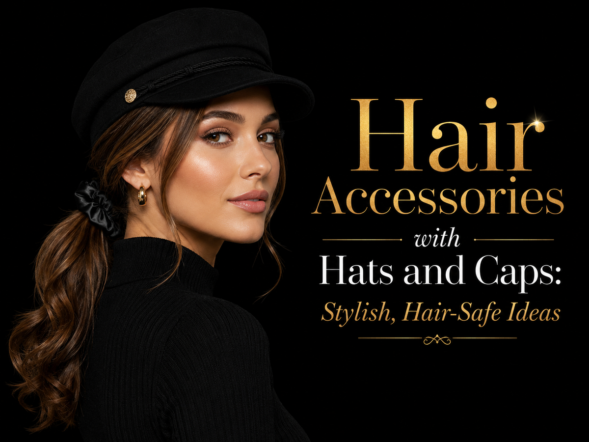 Hair Accessories with Hats and Caps: Stylish, Hair-Safe Ideas