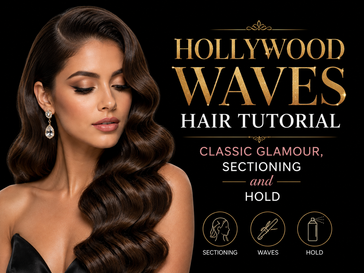 Hollywood Waves Hair Tutorial: Classic Glamour, Sectioning and Hold