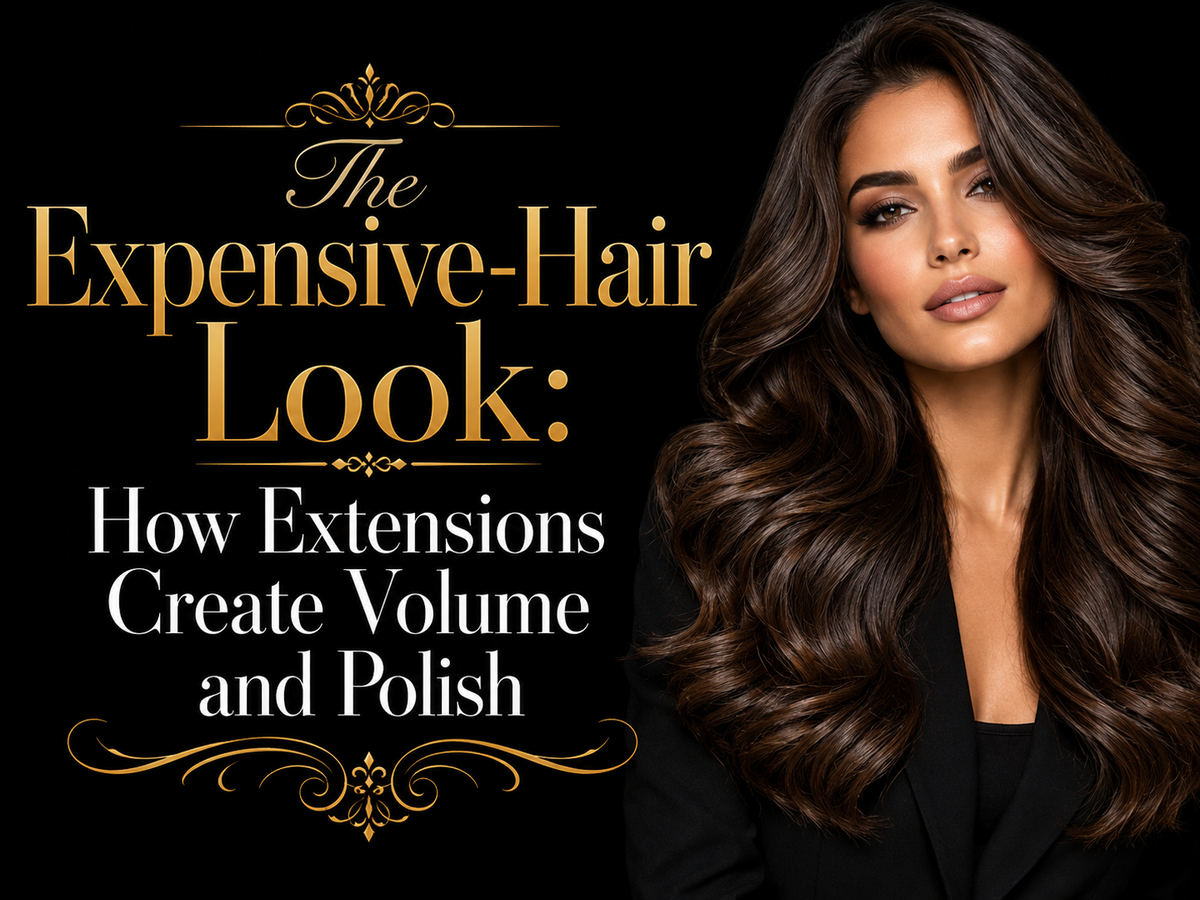 The Expensive-Hair Look: How Extensions Create Volume and Polish