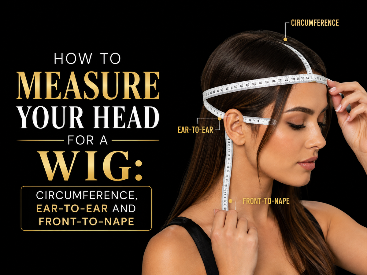How to Measure Your Head for a Wig: Circumference, Ear-to-Ear and Front-to-Nape