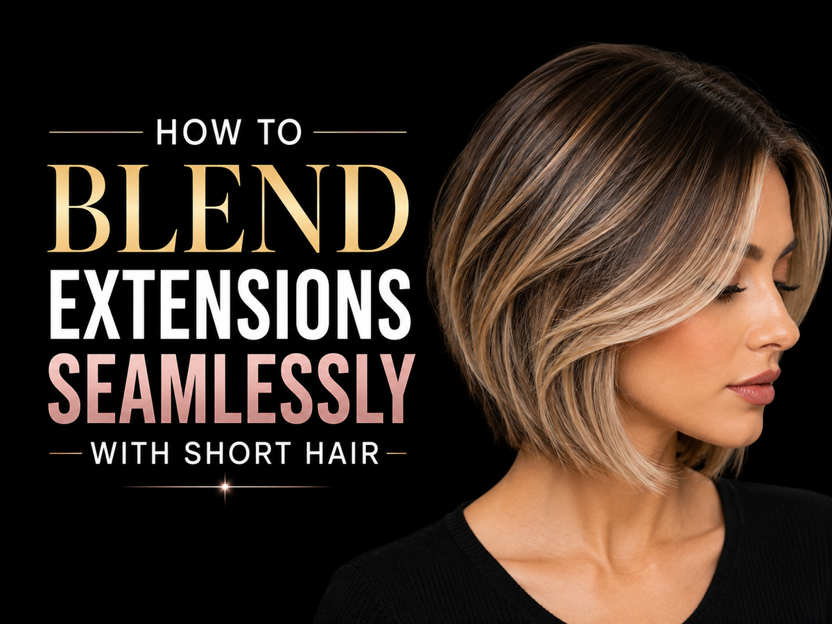 How to Blend Extensions Seamlessly with Short Hair
