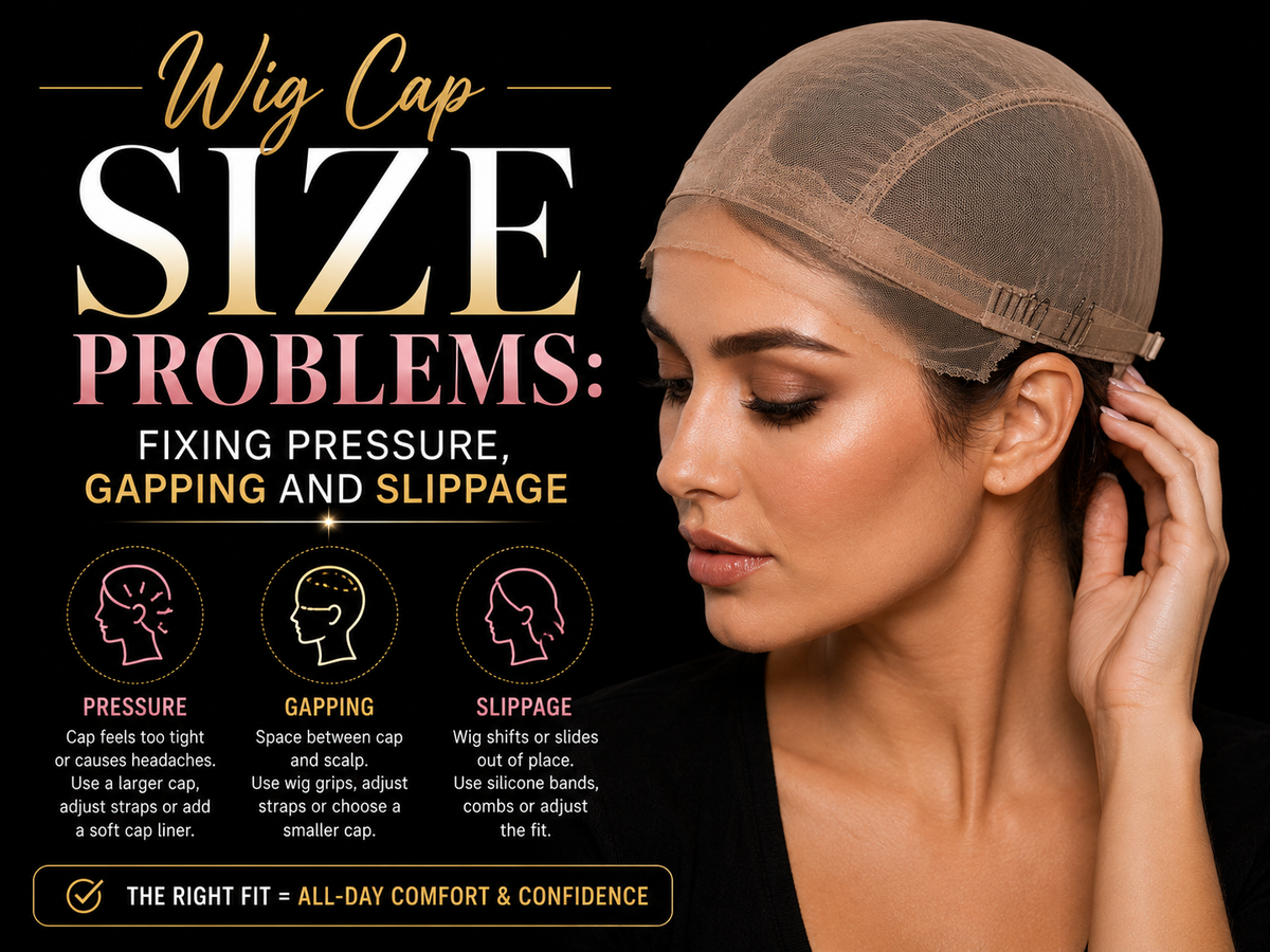 Wig Cap Size Problems: Fixing Pressure, Gapping and Slippage