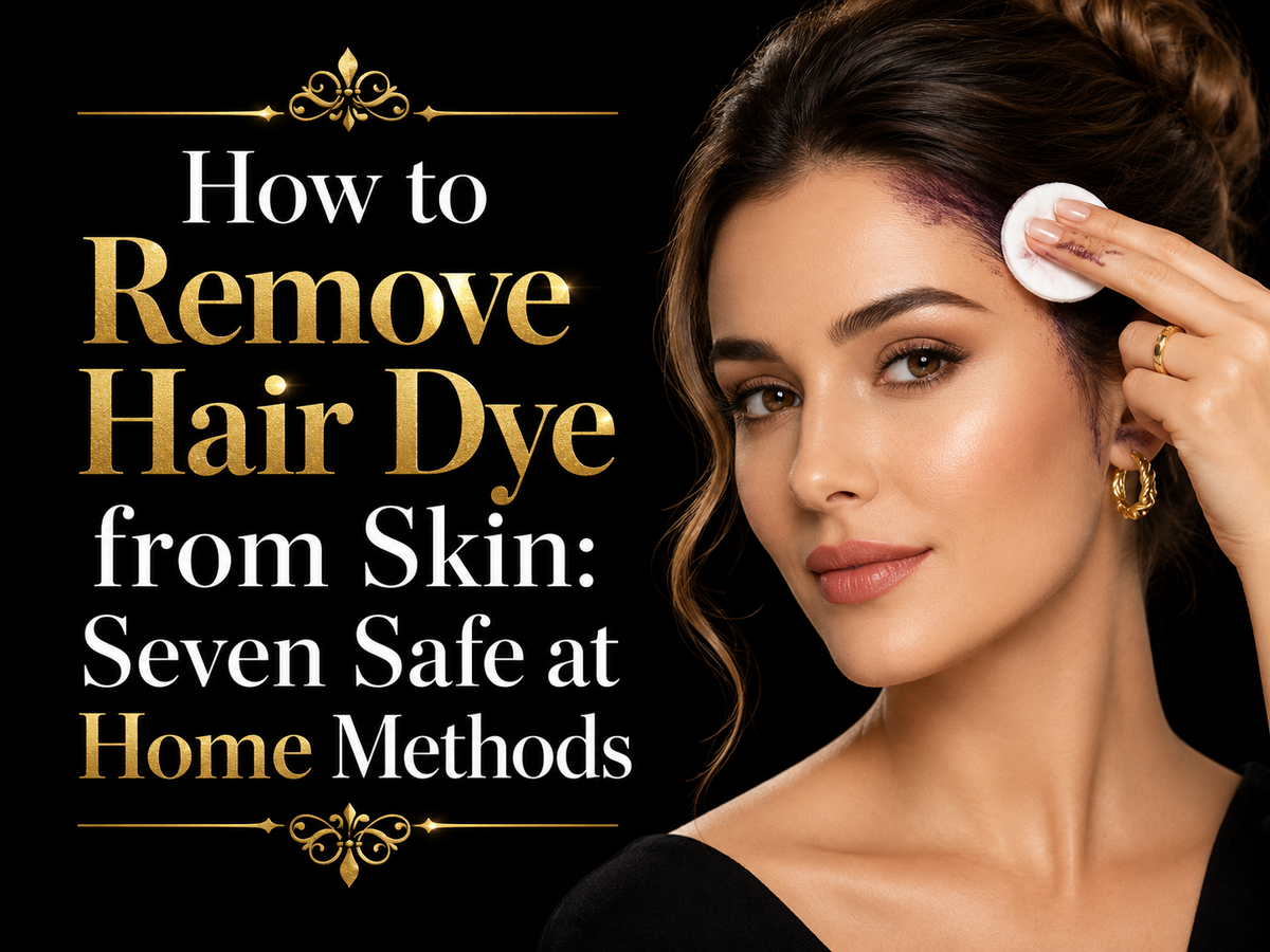 How to Remove Hair Dye from Skin: Seven Safe at Home Methods