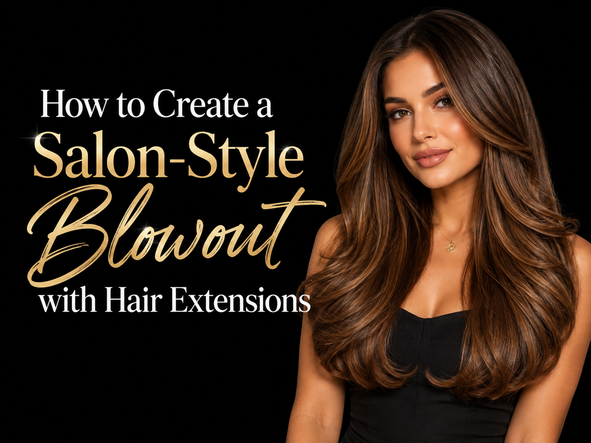 How to Create a Salon-Style Blowout with Hair Extensions