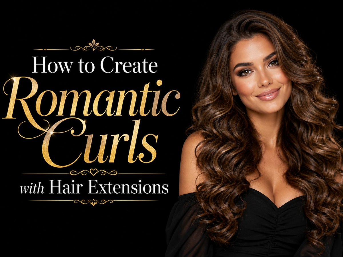 How to Create Romantic Curls with Hair Extensions