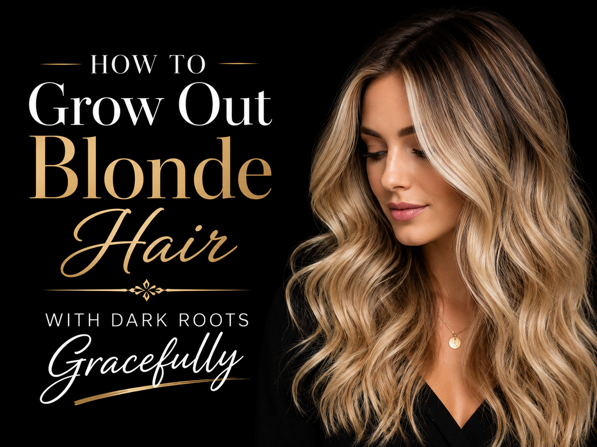 How to Grow Out Blonde Hair with Dark Roots Gracefully