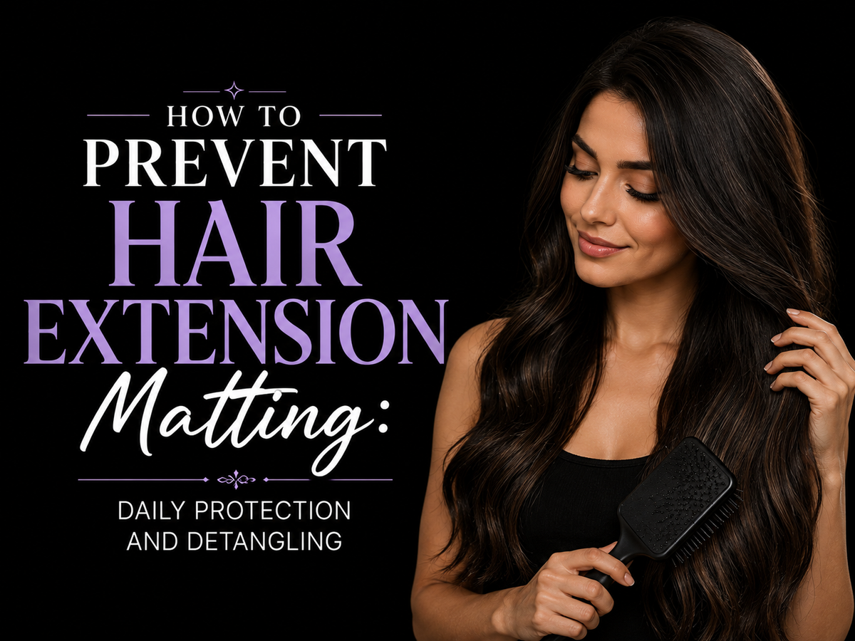 How to Prevent Hair Extension Matting: Daily Protection and Detangling
