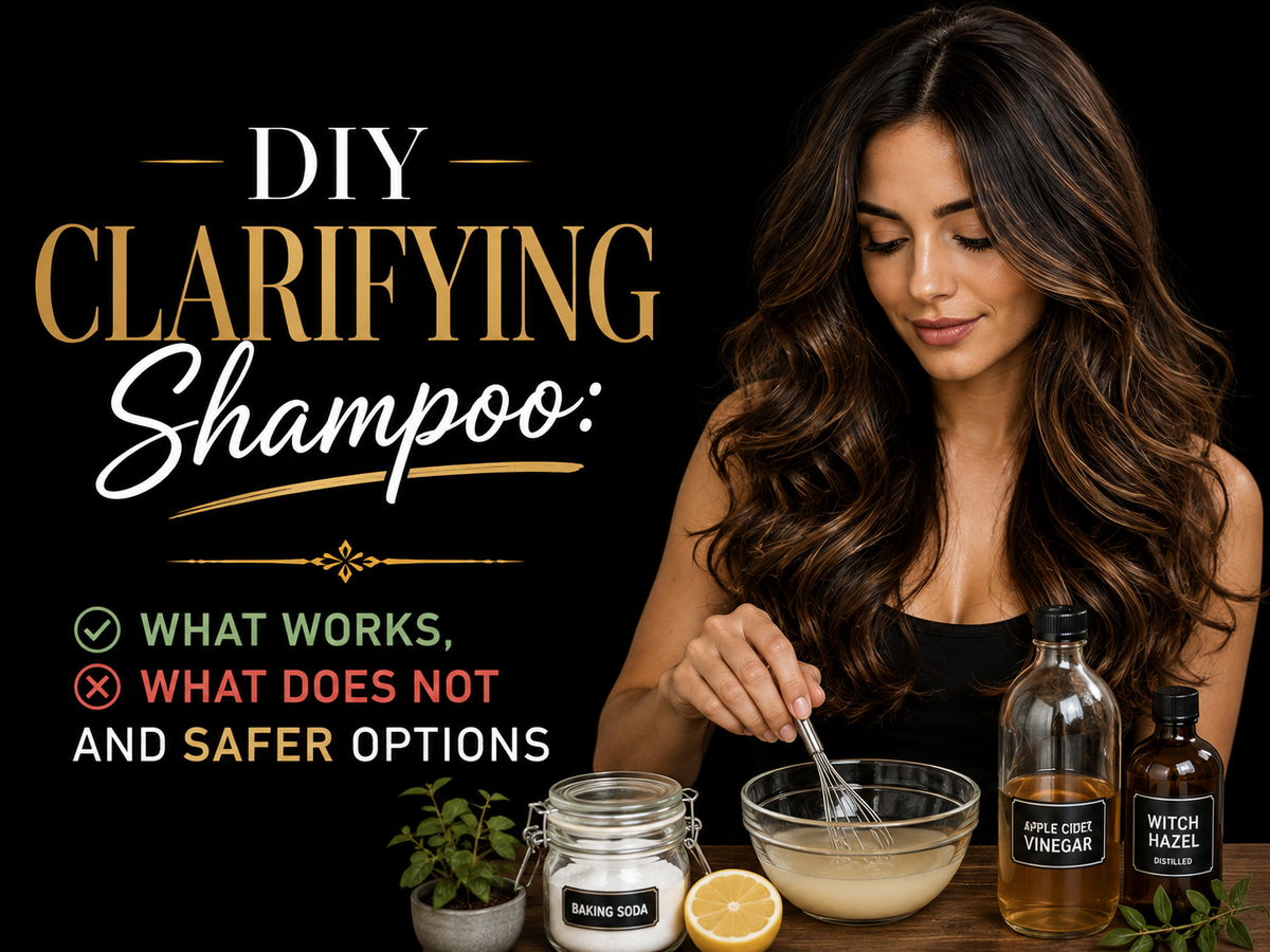 DIY Clarifying Shampoo: What Works, What Does Not and Safer Options