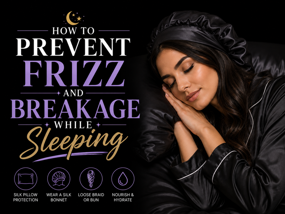 How to Prevent Frizz and Breakage While Sleeping