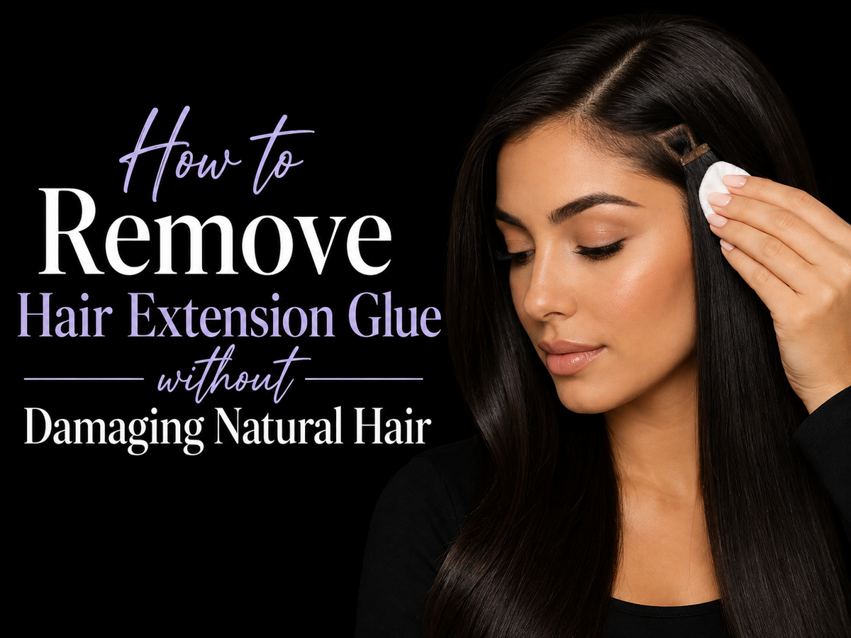 How to Remove Hair Extension Glue without Damaging Natural Hair