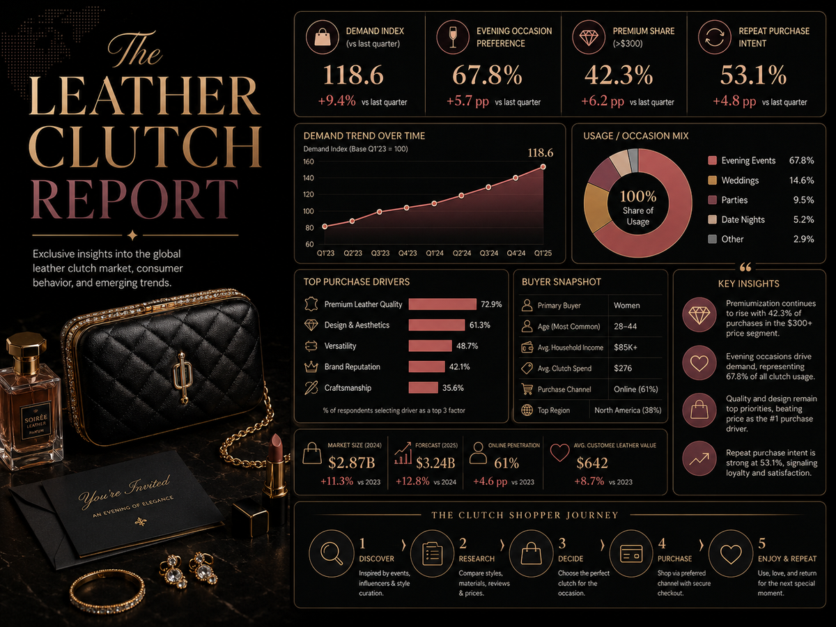 The Leather Clutch Report