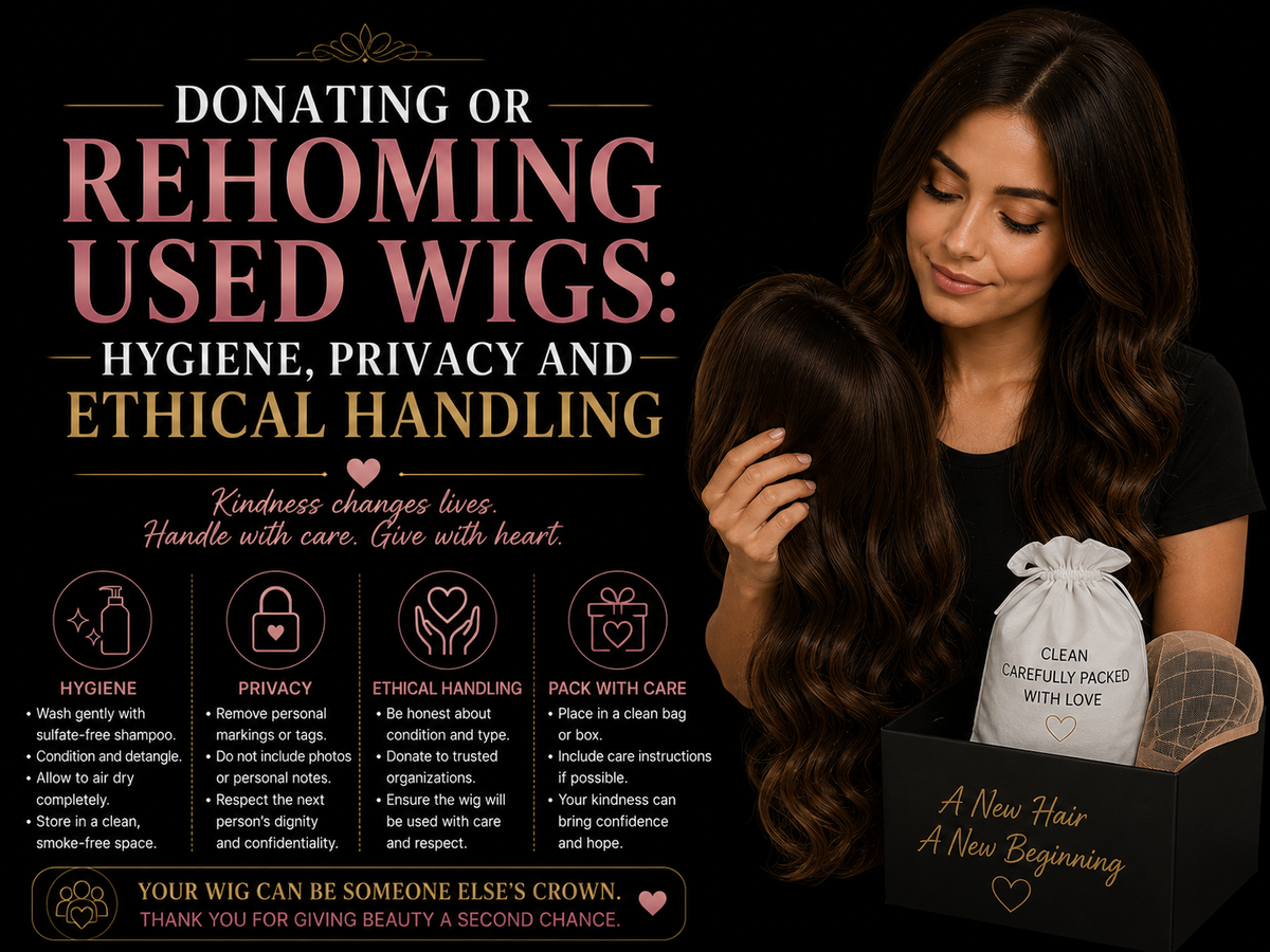 Donating or Rehoming Used Wigs: Hygiene, Privacy and Ethical Handling