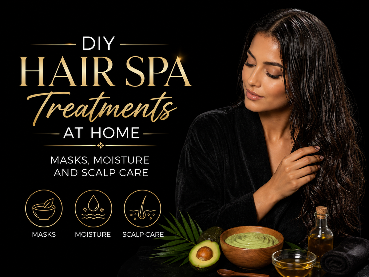 DIY Hair Spa Treatments at Home: Masks, Moisture and Scalp Care