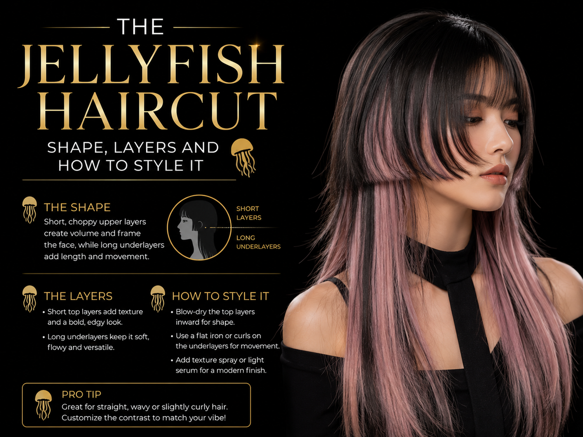 The Jellyfish Haircut: Shape, Layers and How to Style It