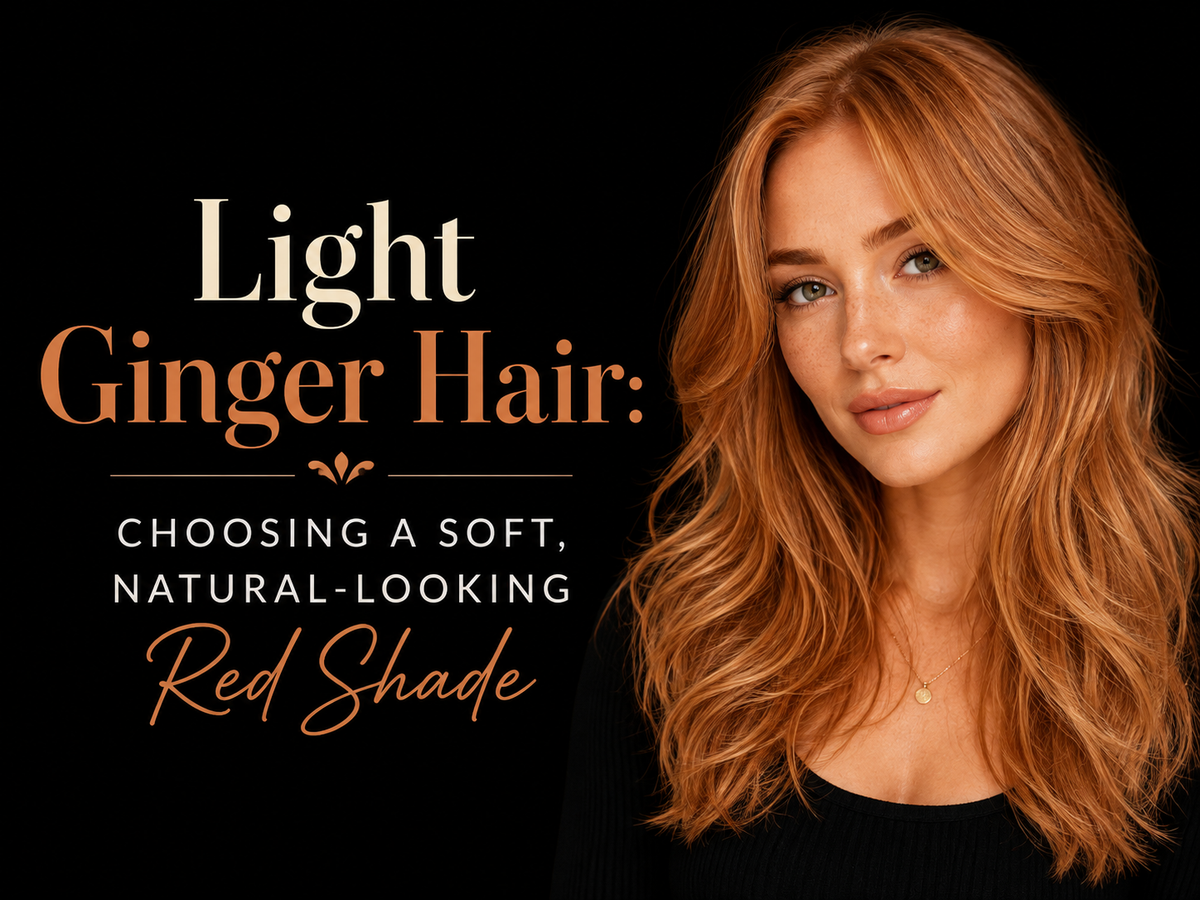 Light Ginger Hair: Choosing a Soft, Natural-Looking Red Shade