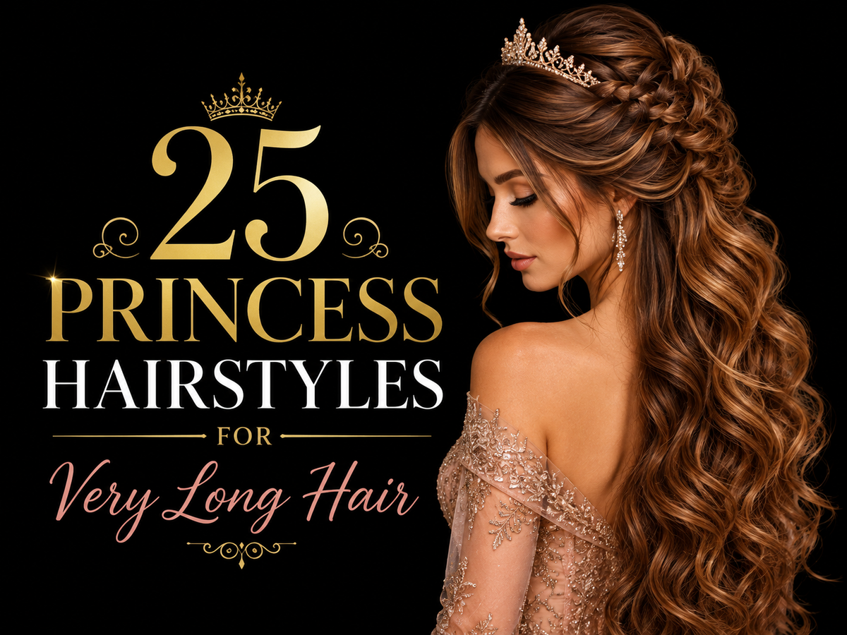 25 Princess Hairstyles for Very Long Hair