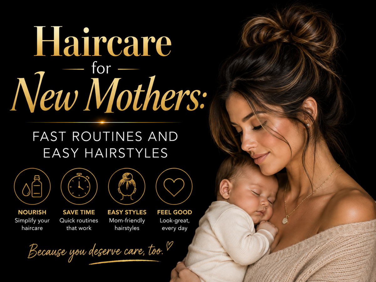 Haircare for New Mothers: Fast Routines and Easy Hairstyles