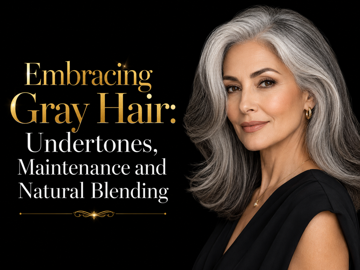 Embracing Gray Hair: Undertones, Maintenance and Natural Blending