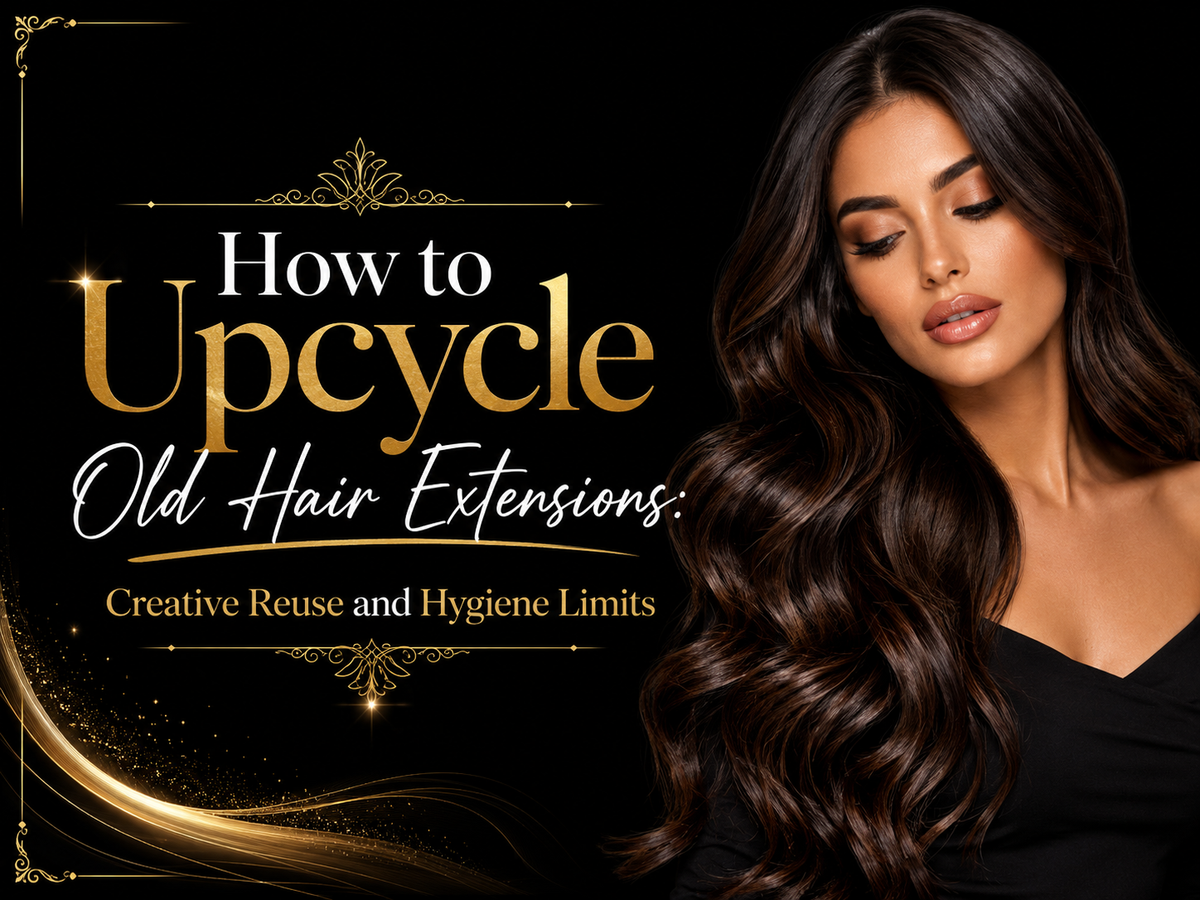 How to Upcycle Old Hair Extensions: Creative Reuse and Hygiene Limits
