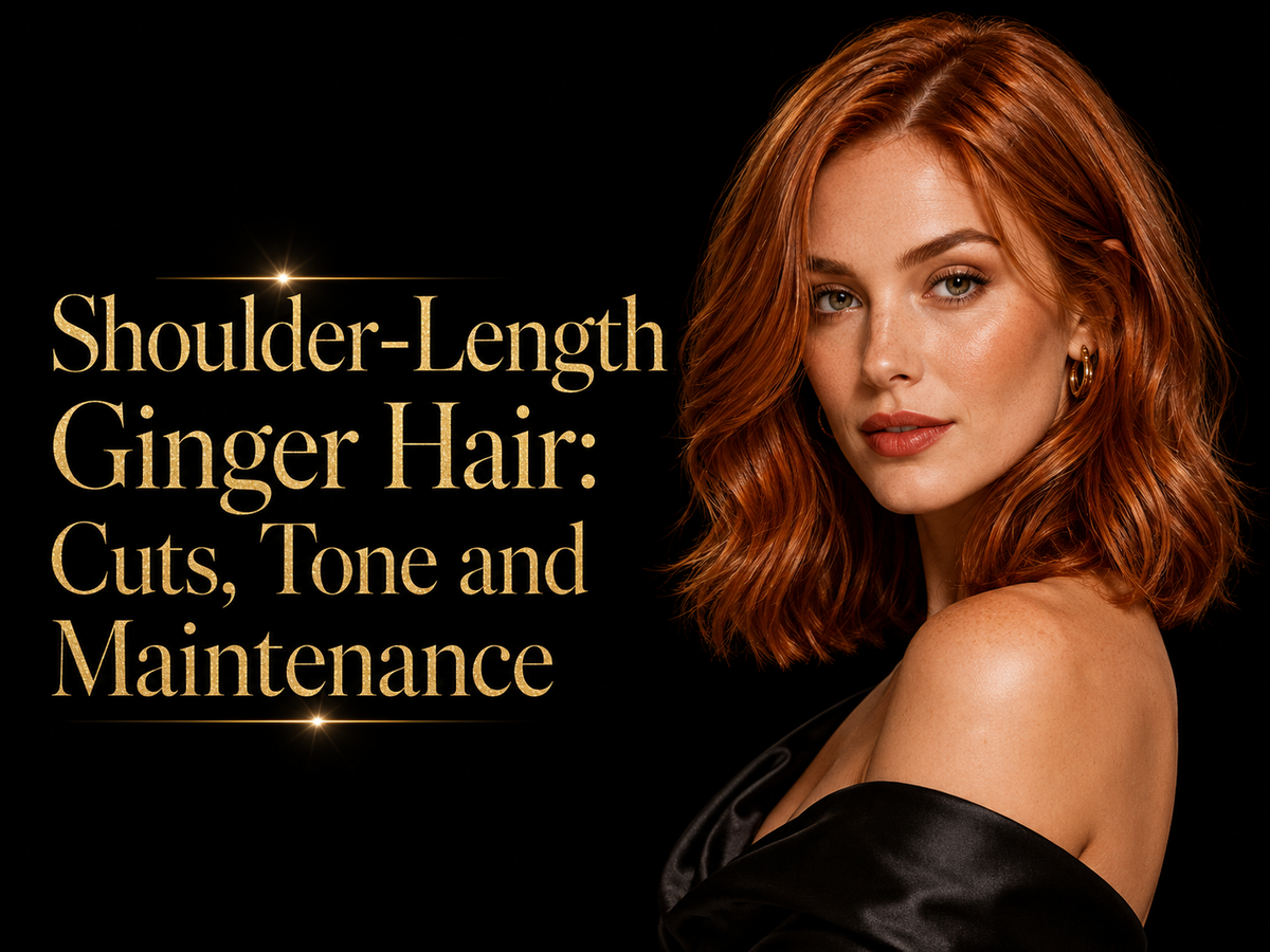 Shoulder-Length Ginger Hair: Cuts, Tone and Maintenance
