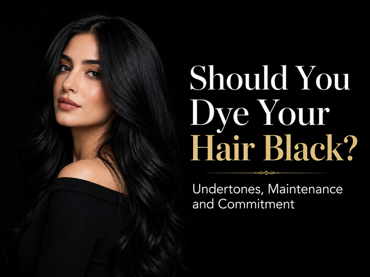 Should You Dye Your Hair Black? Undertones, Maintenance and Commitment